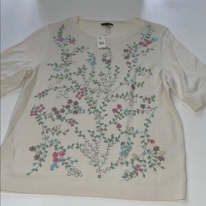 NWT Talbots cottage core granny core sweater medium
